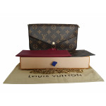Louis Vuitton Felicie Monogram Canvas Pochette Bag