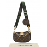 Louis Vuitton Monogram Canvas Khaki Multi Pochette Accessoires