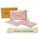 Louis Vuitton Monogram Vernis Felicie Valentine Neon Edition Pochette 