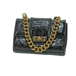 Marc Jacobs Patent Leather Gold Chain Mini Leather Bag