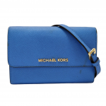 Michael Kors Jet Set Travel Saffiano Leather Wallet on Chain