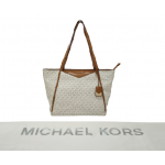 Michael Kors Whitney Large Top Zip Tote in Signature Vanilla Bag