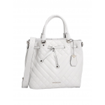 Michael Kors White Quilted Leather Medium Blakely Tote