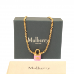 Mulberry Padlock Pendant Necklace