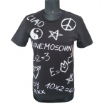 Love Moschino 2+2=3 Black Cotton T-shirt