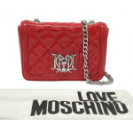 Love Moschino Quilted Red Crossbody Bag