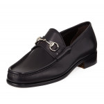 Gucci Black Leather 1953 Horsebit Loafers