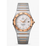 Omega Constellation Rose Gold 18K Steel Omega Logo Diamond Dial 35.5MM Automatic 50 Years