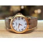 Patek Philippe Calatrava 18k Yellow Gold Automatic Leather Watch