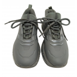 Prada Rossa Collision 19 LR Grey Low Top Sneakers
