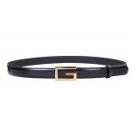 Gucci G buckle Leather Belt