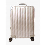 Dior x RIMOWA Aluminium Dior Oblique Silver 4-Wheel Cabin Suitcase