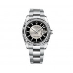 Rolex Datejust 36 Steel RARE “Tuxedo” Index Dial 