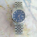 Rolex Datejust 36 Stainless Steel Blue Dial Complete Set