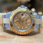 Rolex Yacht-Master Ladies Steel & Yellow Gold Champagne Dial