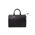 Louis Vuitton black epi leather 'Speedy 30' vintage satchel