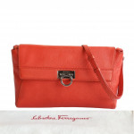 Salvatore Ferragamo Calendula Calf Leather Abbey Crossbody Bag