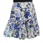 Zimmermann Moncur Flounce Floral Printed Mini Skirt
