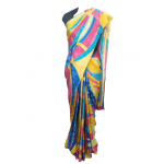 Satya Paul Multicolor Saree with Blouse