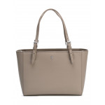 Tory Burch Small York Buckle Tote, Taupe