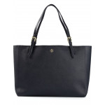 Tory Burch Large York Buckle Tote, Navy Blue