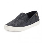 Tory Burch jesse Quilted Leather Slip on Sneaker 