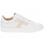 Tods Studded T Leather White Sneaker