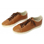 Tods Brown Leather Sneakers