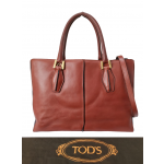Tods D-Cube Shopping Large Two-Tone Tote