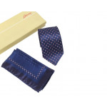 Brioni Blue Print Tie