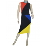 River Island Colour Block Bodycon Sleeveless Dress