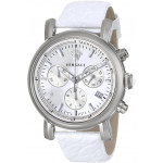 Versace VLB010014 Day Glam Swiss Made Chronograph White Leather Watch