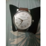 Montblanc Timewalker Automatic Silver Dial Brown Leather Mens Watch