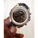 Breitling Bentley Cronograph Leather Belt Watch
