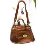 Fossil Leather Bucket Bag