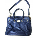 Michael Kors Hamilton Navy Blue Bag