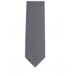 Gucci GG Pattern Silk Blue Tie