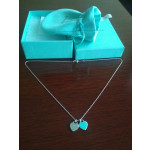 Tiffany & Co. Mini Double Heart Sterling Silver Pendant