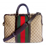 Gucci GG Canvas Web Men's Briefcase with Strap