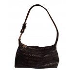 Emporio Armani Black And Silver Shoulder Bag