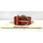 Salvatore Ferragamo CT-677528 Palladio Gancio Leather Belt