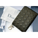 Dior Quilted Panarea Coated Canvas Large Clutch