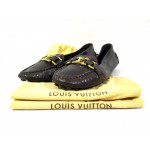 Louis Vuitton Burgundy Patent Flats Loafers