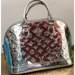Louis Vuitton Silver PVC Monogram Miroir Alma GM Silver Hardware, 2008  Available For Immediate Sale At Sotheby's