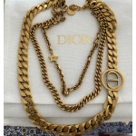 Dior CD logo Chain Links Necklace