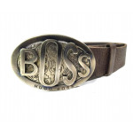 Hugo Boss Logo Leather Belt