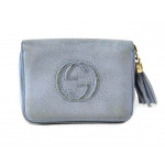 Gucci Leather Soho Zippy Compact Wallet