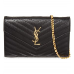 Saint Laurent Monogram quilted leather shoulder bag - Black | Luxepolis.com