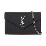 Saint Laurent Monogram leather cross-body bag - Black | Luxepolis.com