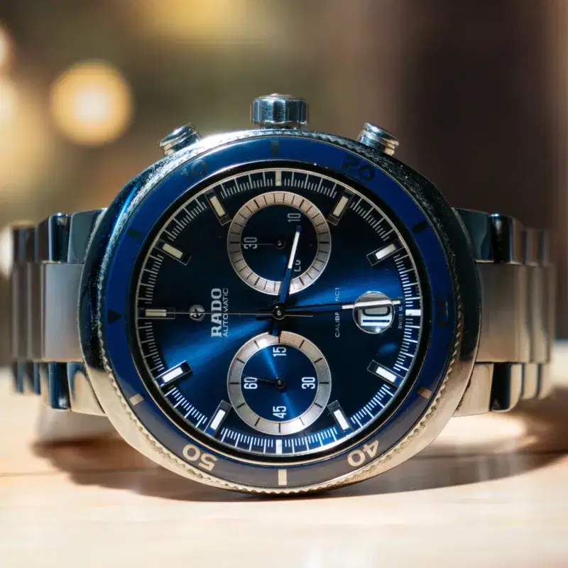 Luxepolis.com - India | Rado D-Star 200 Chronograph Blue Dial 